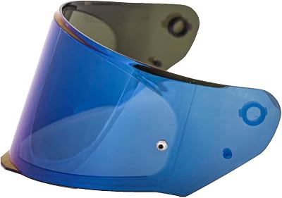 LS2 Helmets Valiant Outer Shield Blue Iridium