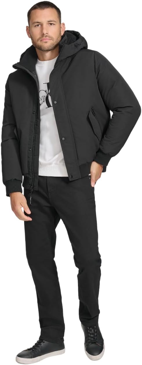 Calvin Klein Men's Outerwear Jacket,Black,Large