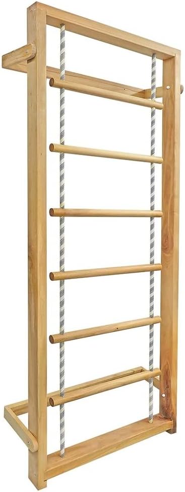 Baby Marine Swedish Climbing Wall - Gymnastics Exercise Ladder - Wall Bar - Drawstring Ladder - 190cm x 80cm