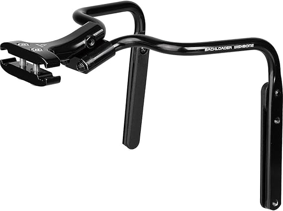 Topeak BackLoader Wishbone Bike Bag Attachment Anti-Sway Saddle Mount with Dual Bottle Cage Holders, Aluminum & Stainless-Steel Frame Support for Stable Bikepacking & Adventure Riding | bike-pack-accessories