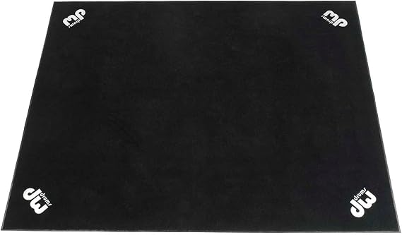 Drum Workshop(DWCPRUG2),Inc. DW Drum Set Rug,Black,62" x 78"