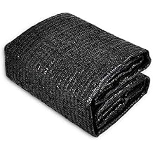 Sunblock 50% Shade Cloth Sun Net, Garden Shade Mesh Fabric for Patio, Plant Cover, Greenhouse, 6x50ft, Black