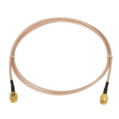 BINGFU SMA Male to SMA Male RG316 Coaxial Jumper Cable 1m 3 feet for LNA Low Noise RTL SDR Dongle ADS-B Receiver VNA Vector Network Analyzer Antenna SWR Meter Spectrum Analyzer