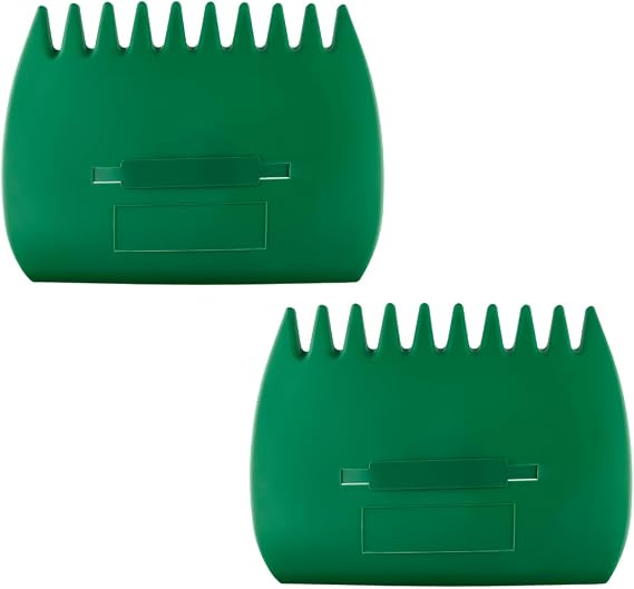 2PCS Garden Leaf Grabbers, Large Leaf Scoops for Yard Waste Collection