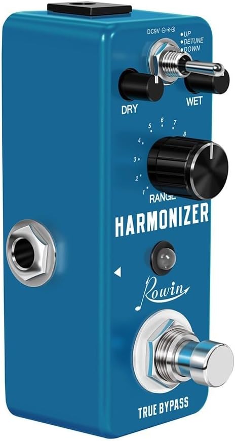 Besttoolifes Guitar harmony pedal digital pitch effects pedal electric guitar single block effects compression single block LEF-333