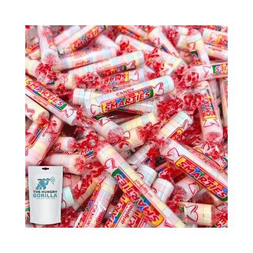 Smarties Original Bulk – 5 lbs of Smarties Candy Rolls Bagged in Resealable Stand-Up bag by THE HUNGRY GORILLA