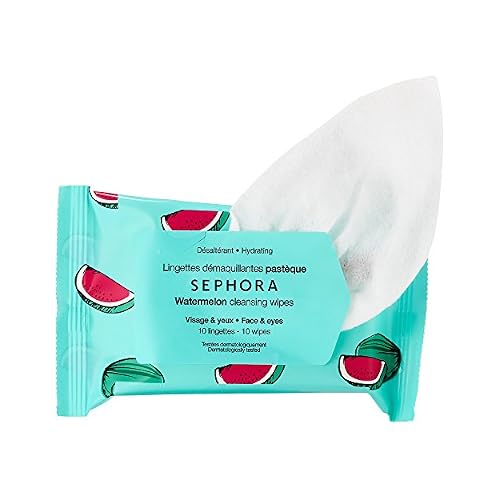 Sephora Watermelon Cleansing Wipes Travel Size