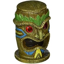 Penn-Plax Tiki Statue Decor Ruby Eyes Small Aquarium and Fish Tank Decoration (RR1203)