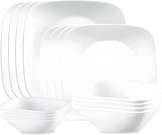 Corelle Vivid White 16-pc. Dinnerware Set