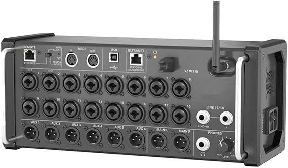 sound console， Mixer, XR16/XR18/MR18 16/18-Channel Professional Digital Mixing Studio Recording Console Dj Wifi(XR16)