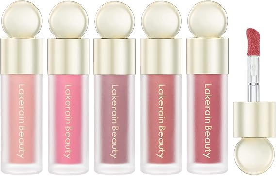 Beauty Searcher Cream Liquid Blush, Matte Finish, 5 PCS, Tube Container