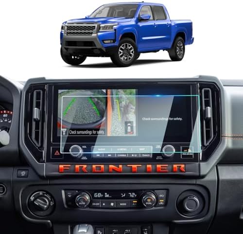 BIXUAN 2025-2026 Nissan Frontier Screen Protector For 2025 2026 Frontier SVPRO-XPRO-4XSL 12.3Inch Touchscreen 2026 Frontier Accessories 9H Tempered Glass [NO Fingerprint&Scratches]