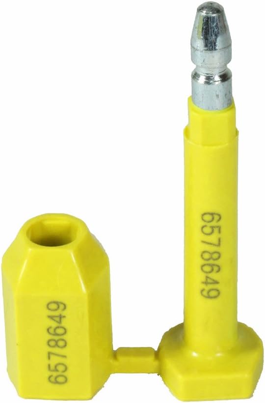 NovaVision Brand Bolt Seal for Cargo Containers and Truck Trailers, Yellow (10 Pack)