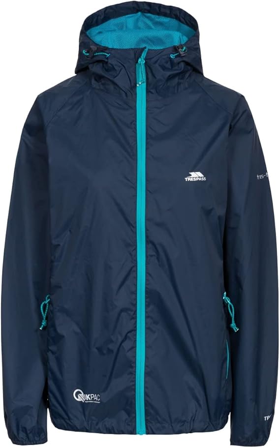 Trespass Unisex Waterproof Packaway Jacket Qikpac