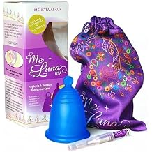 Most Customizable Menstrual Cup with Ball Handle | MeLuna Me Luna | Firm Period Cup Reusable Cup for Athletes | Tampon Pad Alternative | Sport