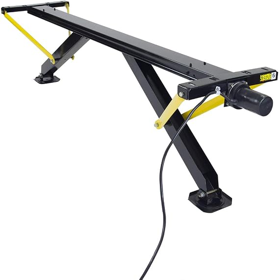 Lippert PSX1 High-Speed RV Power Stabilizer, No Switch, 337199 | Auto Terrain Adjustment, Front or Rear Mounting, Heavy-Gauge Steel, Single-Motor Dual-Leg Control, 30" Extension