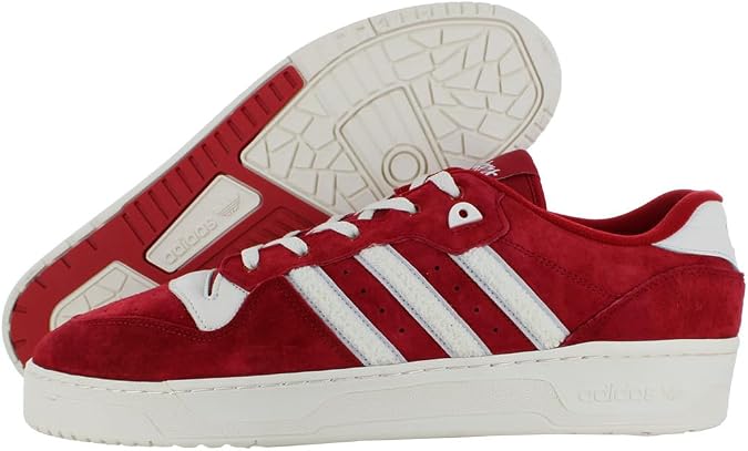 adidas Rivalry Low Mens Shoes Size 18, Color: Team Power Red/Cloud White/Core Black