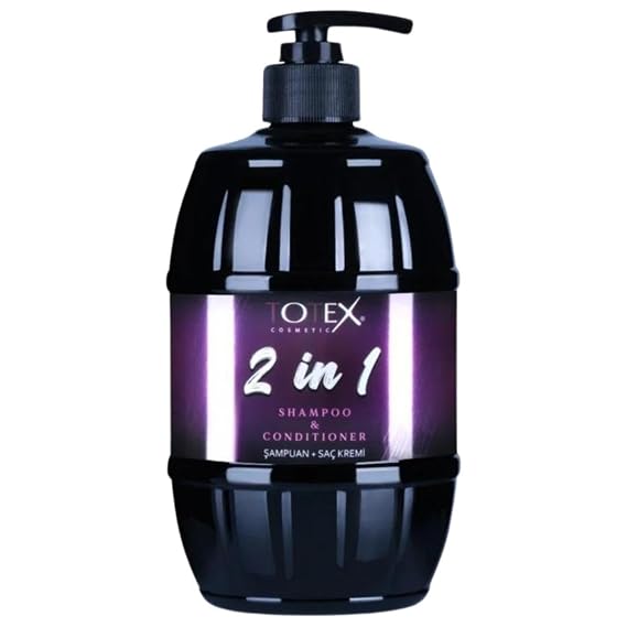 Totex 2 In 1 Hair Shampoo and Conditioner | Hair Gloss Effect I Smooth Silky Hair I For Men & Woman750ml