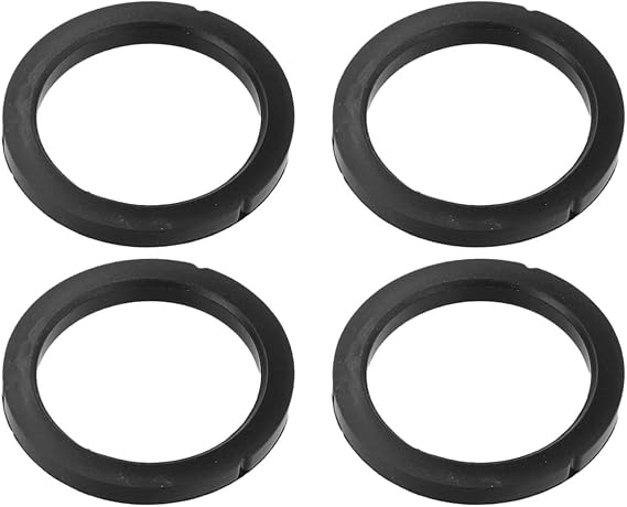 E61 Silicone Brewing Head Gasket for Gaggia Coffee Machine, 73x58x85mm O-for Ring Seal, Heat -40for F to 450for F, for Black, 4 Pack