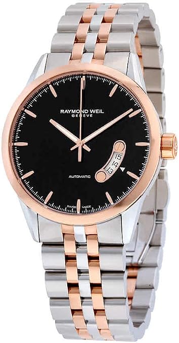 Raymond Weil Freelancer Automatic Date Two-Tone Black Dial - 2730-SP5-20011