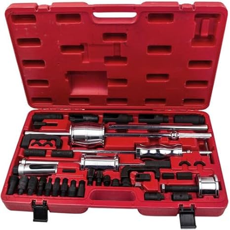 JINPRDAMZ 40 pcs Injection Puller Tool Kit, Diesel Injector Remover, Injecteur Diesel Extractor Puller Kit, Universel Extractor Master Set for Removal of Diesel Injectors