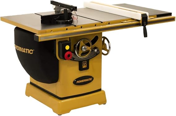 Powermatic 10-Inch Table Saw, Extension Table, 30-Inch Rip, 5 HP, 230V 1Ph (Model PM2000B)