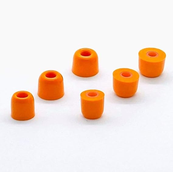 SYMBIO F Memory Foam Soft Universal Premium Ear Tips for in-Ear Earbuds, 3 Pairs (Small, Medium, Large)