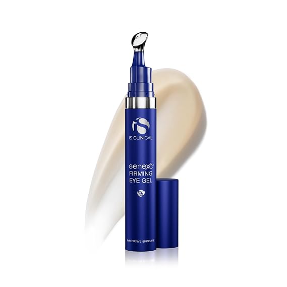 iS CLINICAL GeneXC Firming Eye Gel, Anti-Aging Brightening Under Eye Gel, Reduces Puffiness, Hydrating and Firming