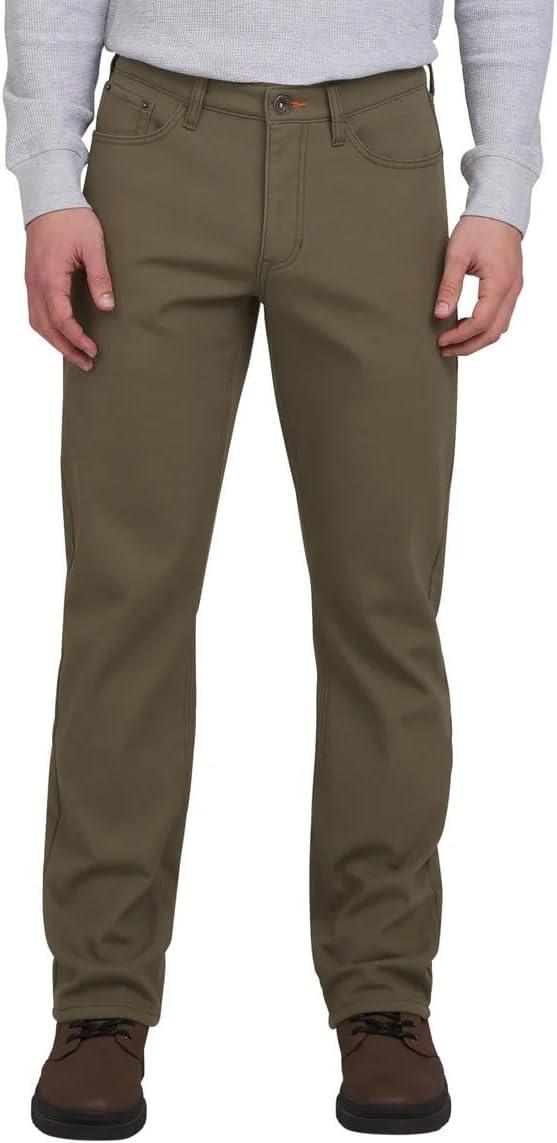Weatherproof Vintage Mens Bonded Fleece Lined Canvas Pant