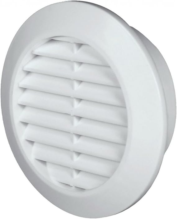 Mini Circle Air Vent Grille Cover 70mm(2.75inch) Ducting White Ventilation Cover High Quality ABS Plastic