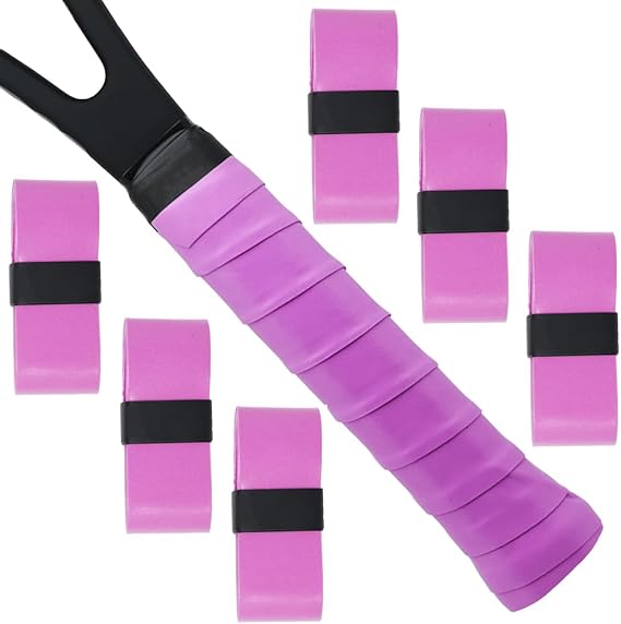 Tennis Racket Grip Tape, Precut Soft Tennis Grip Tape, Anti Slip and Dry Feel Tennis Racquet Overgrip Wrap for Replacement