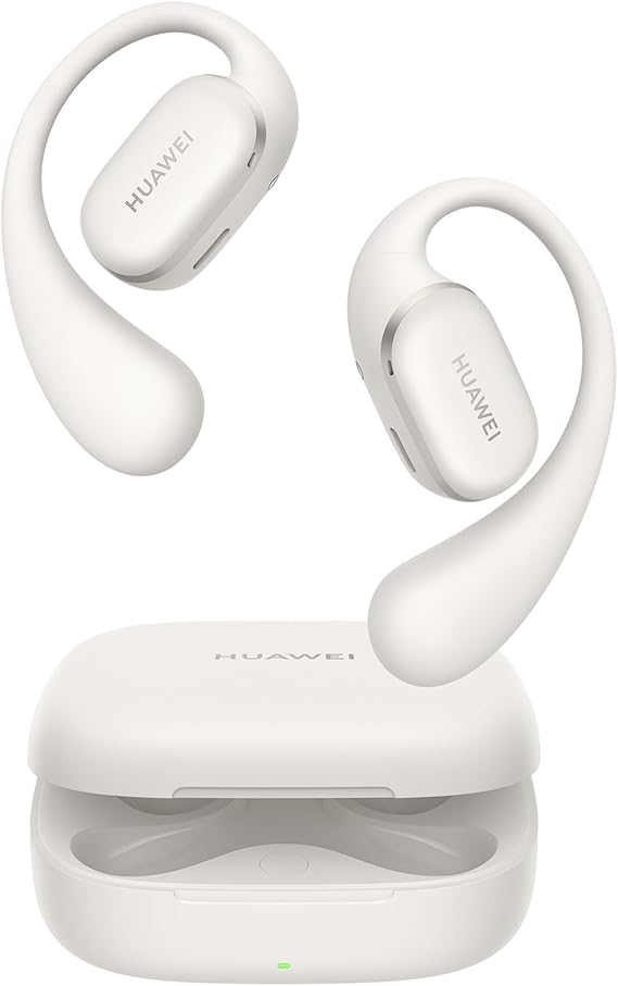 HUAWEI FreeArc Outdoor Design Headset, High Sound Quality Bluetooth Headset, Safe Fit and Comfort, IP57 Water Resistance, 28 Hours Playtime, Sports Headphones, iOS & Android & Windows, Grey