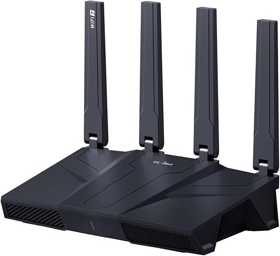 GL.iNet GL-BE9300 Flint 3 Wi-Fi 7 Router Tri-Band 6 GHz 9 Gbps 5x2.5G VPN