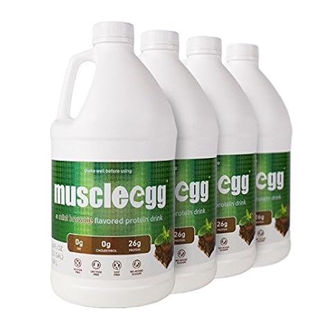 100% MINT BROWNIE Liquid Egg Whites (4 half gallons)