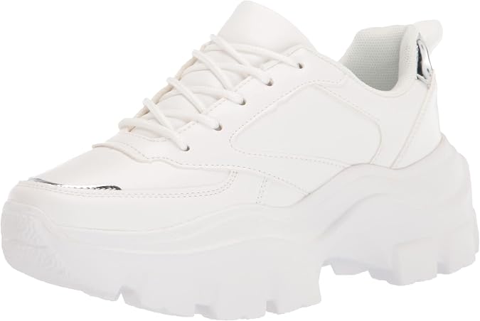 LUCKY STEP Women Chunky Platform Dad Colorblock Casual Lace-Up Walking Sneakers | Colorblock Lace Up|Casual Walking Shoes