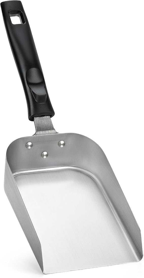 onlyfire 5" Heavy Duty Stainless Steel Griddle Spatula Food Mover