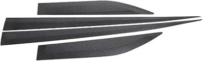 Car Accessories Compatible for Nissan Sentra sylphy 2020-2023 ABS Chrome Carbon Side Door Car Body Molding Skirts Scratch Cover Trim 4PCSCarbon Fiber Look