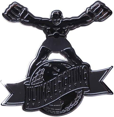 UFC Lapel Pin Ultiman Silver & Black