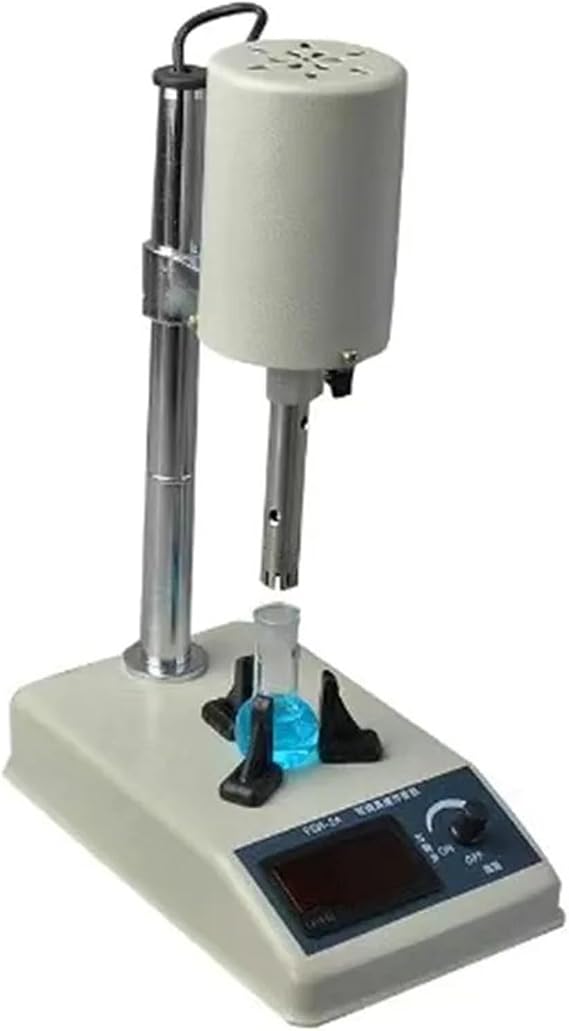 Lab Homogenizer Equipment High-Speed Adjustable Homogenizer for Tissue Cream Cosmetic Emulsifier Disperser Laboratory Equipment(Bare Metal)