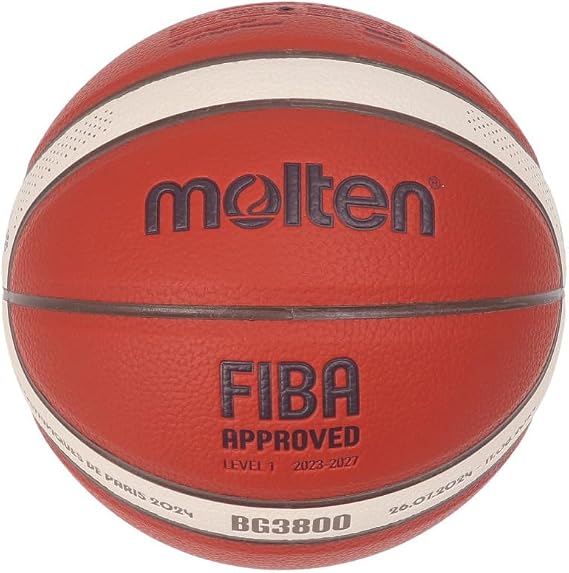 Molten BG3800 Paris Olympics Licensed Model Basketball B5G3800-S4F