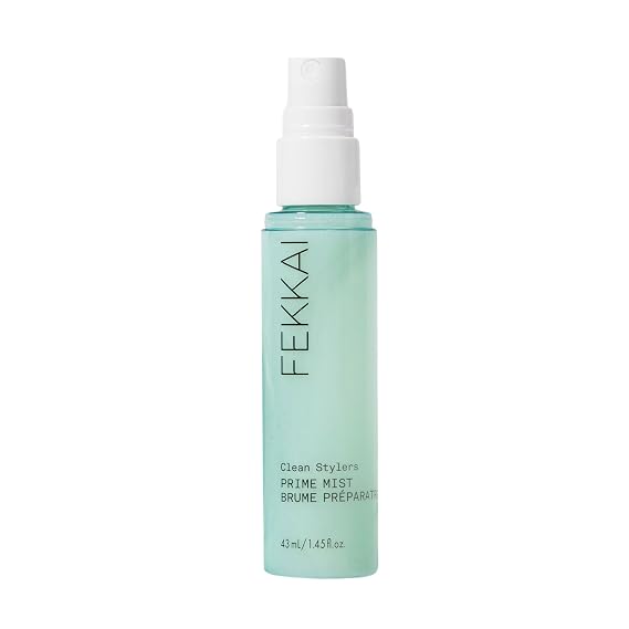 FEKKAI Clean Stylers Prime Mist - 1.5 oz - Hydrates, Detangles, Controls Frizz & Offers Heat Protection - Free of Sulfates, Parabens, Phthalates - Vegan, Cruelty-Free