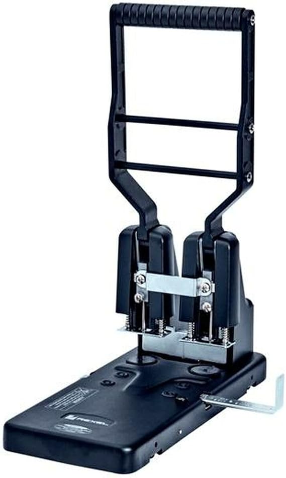 Rexel HD2300 Ultra Heavy Duty 2 Hole Punch 300 Sheet Capacity with Hollow Pin Technology - Black