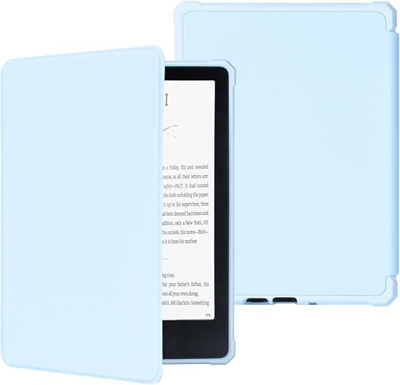 FUWANG Case for 7" Kindle Paperwhite 12th Gen 2024& Kindle Colorsoft, Blue