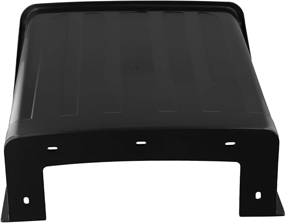 GLOBALHUT Wall Mount Security Camera Protective Cover, Outdoor Waterproof Rain Shield Housing, For Most CCTV Cameras Black White(Black)