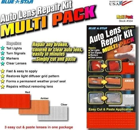 Blue Star Auto Lens Repair Kit Multi-Pack