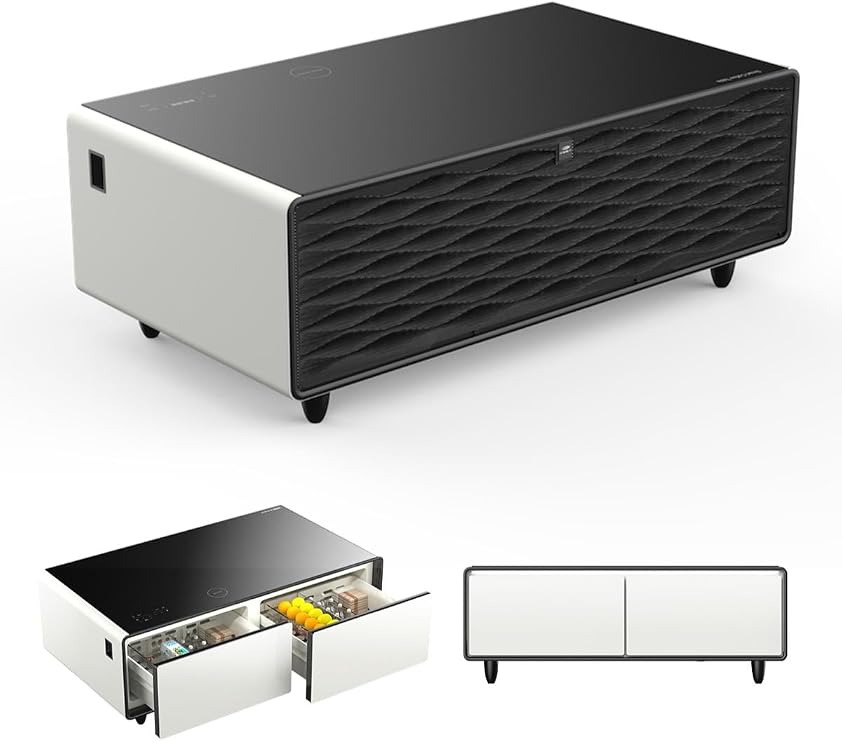 Akıllı Sehpa & Buzdolabı | Smart Coffee Table (Beyaz) [Enerji Sınıfı E]
