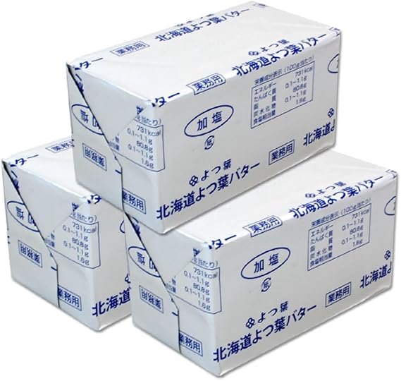 Hokkaido Yotsuba Butter, Salted, 15.2 oz 450 g x 3 450 g x 3 1,350 g