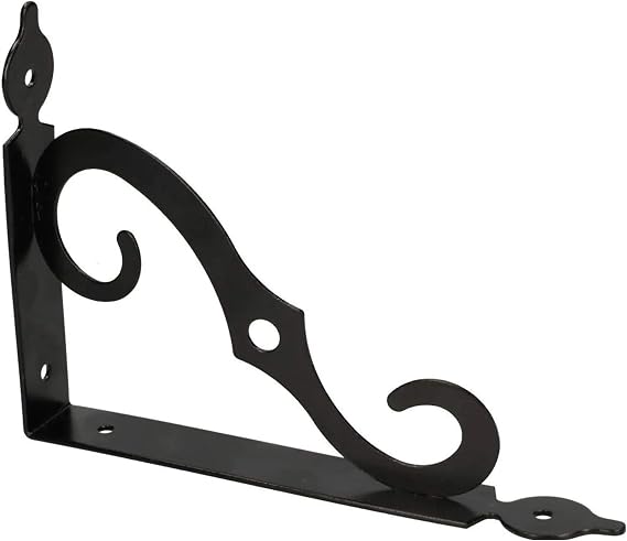 KOTARBAU Shelf Brackets 110 x 145 mm Steel Angle Connector Wall Bracket Heavy Duty Console Furniture Bracket