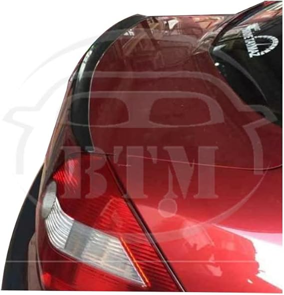 BTM OTOMOTİV (592)2 BAGAJ ÜSTÜ SPOİLER PİANO BLACK Renault Megane ile uyumlu
