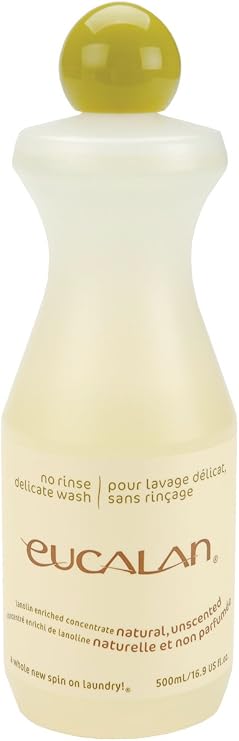 Eucalan - Nourishing mild detergent for hand and machine washing, fragrance, odourless, pack size 500 ml